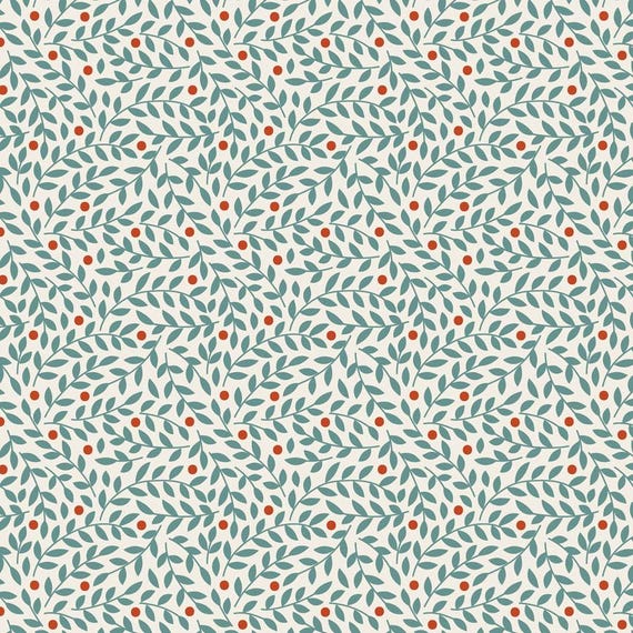 Village Life Blender...Lillian...Teal...Tilda fabrics...Tone Finnanger