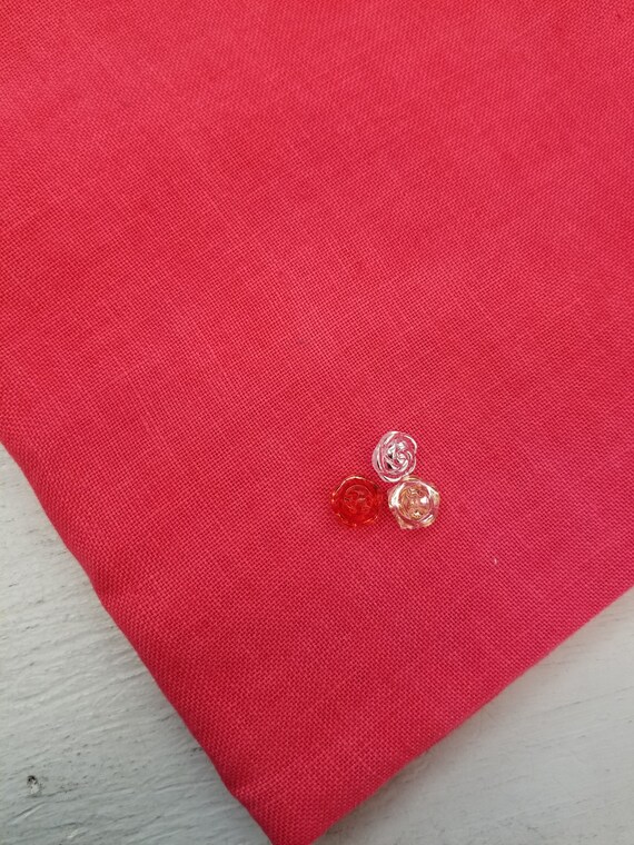 Weeks Dye Works...Watermelon...30ct...Linen Fat Quarter...cross stitch