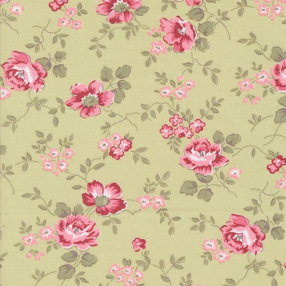 A Very Sweet Christmas...3060 17 Leaf...Anne Sutton/Bunny Hill Designs...Moda Fabrics