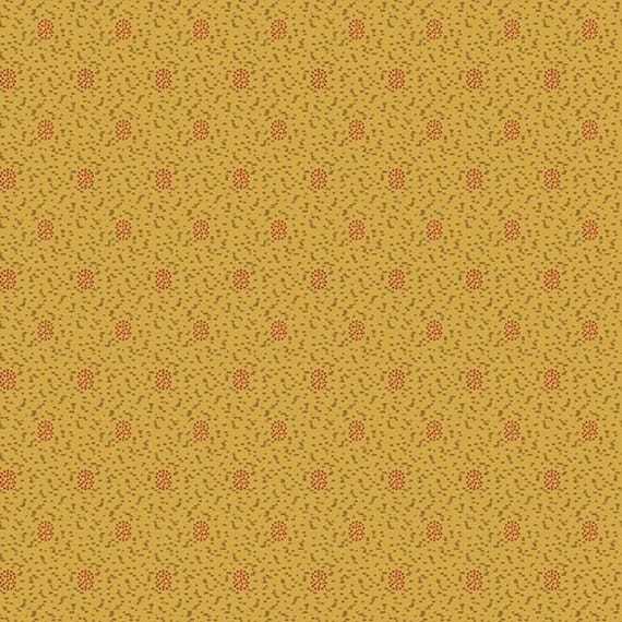 Prairie Dry Goods II...R171649D yellow...oval dash...Pam Buda...Marcus Fabrics