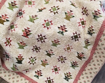 Cherry Chablis Quilt Kit...Edyta Sitar of Laundry Basket Quilts...Andover