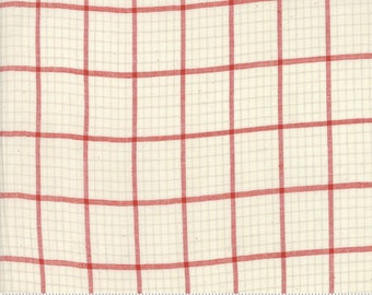 Snowberry Plaid Snow 12024 12 by 3 Sisters for moda fabrics