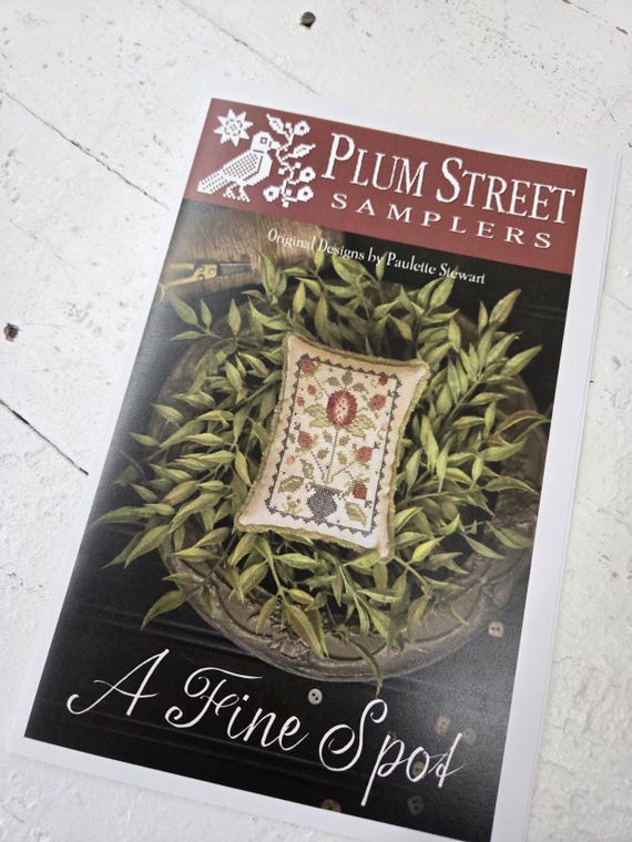 A Fine Spot...Plum Street Samplers...cross stitch chart