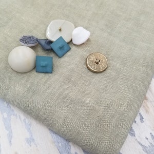 Weeks Dye Works, Putty, 32ctZ, Fat Quarter, 100% linen, cross stitch linen, Zweigart base