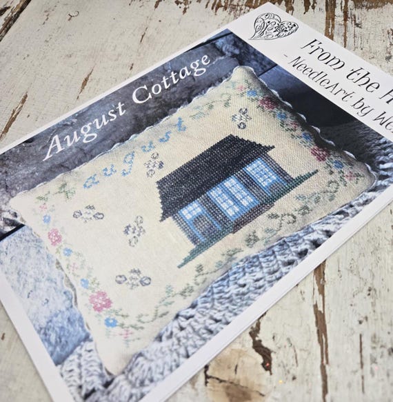 August Cottage...From the Heart--NeedleArt by Wendy...cross stitch pattern