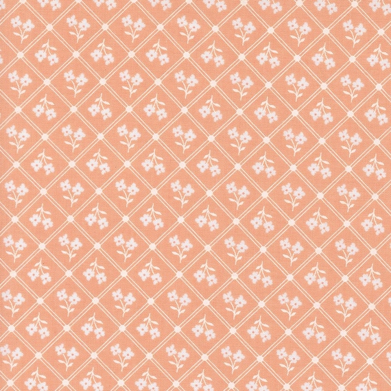 Cottage Charm...Peach...31752 19...Heather Briggs of My Sew Quilty Life...Moda Fabrics