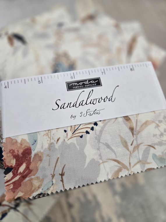 Sandalwood...Charm Pack...3 Sisters...Moda Fabrics...42--10 inch squares