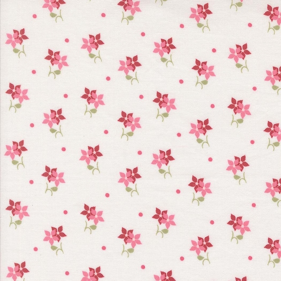 A Very Sweet Christmas...3063 11 Snow...Anne Sutton/Bunny Hill Designs...Moda Fabrics