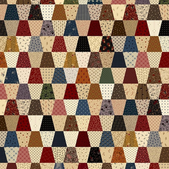 Cotton Thimble Miniatures...R171482D multi...Pam Buda...Marcus Fabrics