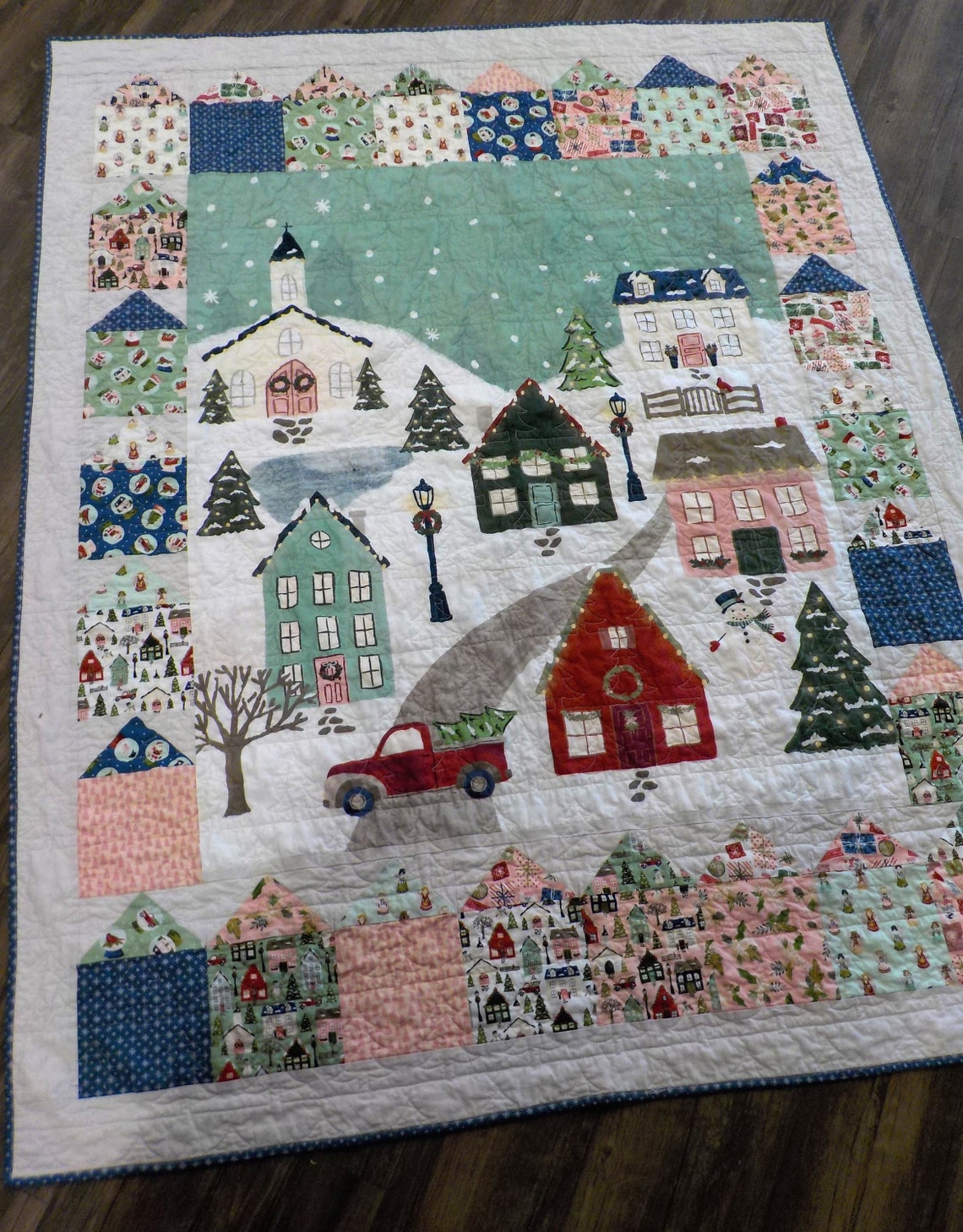 PDF Christmastown Quilt Pattern...designed by Mickey Zimmer Etsy