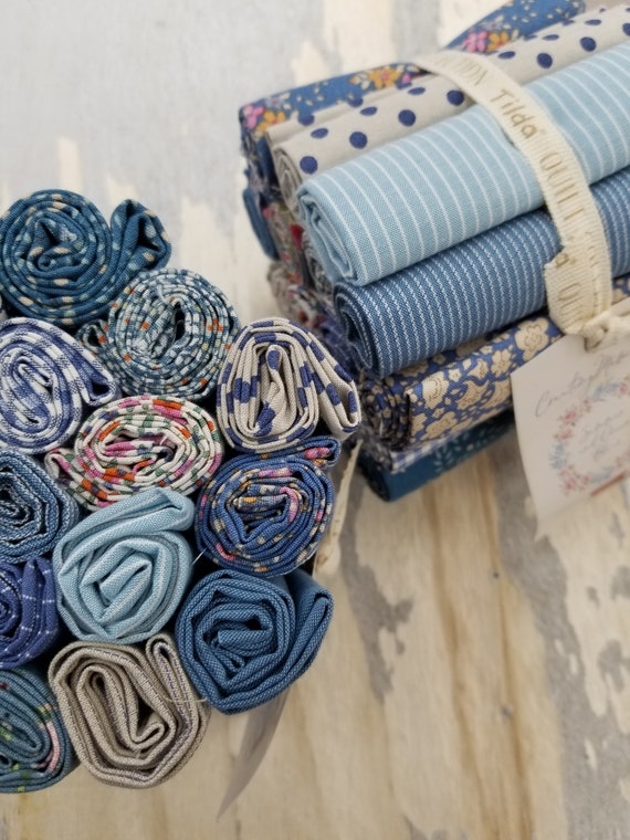 Creating Memories...Summer and Ocean Blues...Fat 8th Bundle...Tilda fabrics...Tone Finnanger