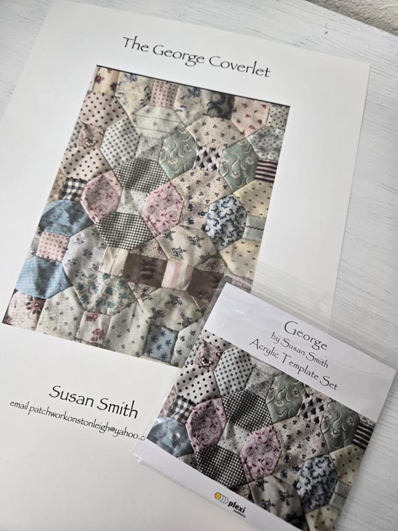 The George Coverlet Templates...designer Susan Smith...pattern and templates