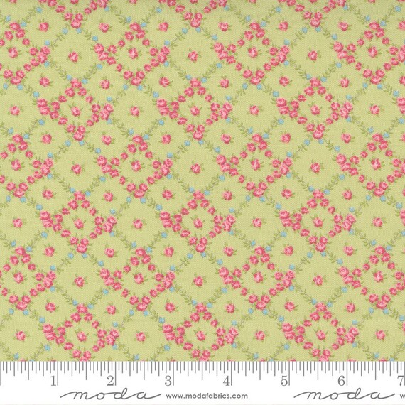 Cottage Linen Closet Sprout 18732 14 by Brenda Riddle of Acorn Quilt Company for Moda Fabrics