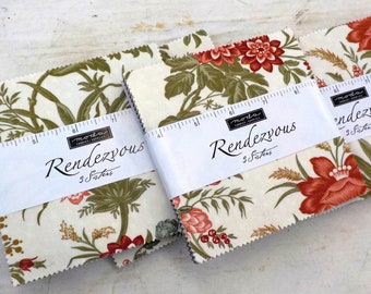 Rendezvous charm pack by 3 Sisters for Moda Fabrics...42--5 inch squares