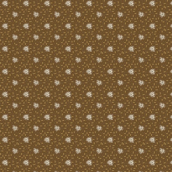 Thimbleweed...54833-4 cocoa...designer Julie Hendricksen...Windham Fabrics
