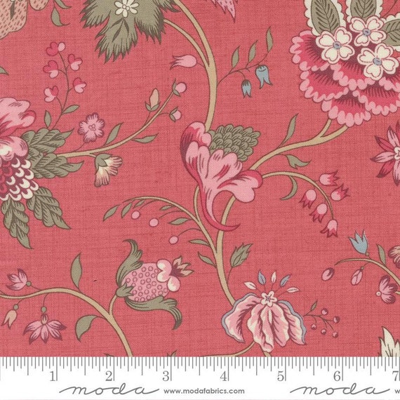 Antoinette Faded Red 13951 15 by French General for Moda Fabrics