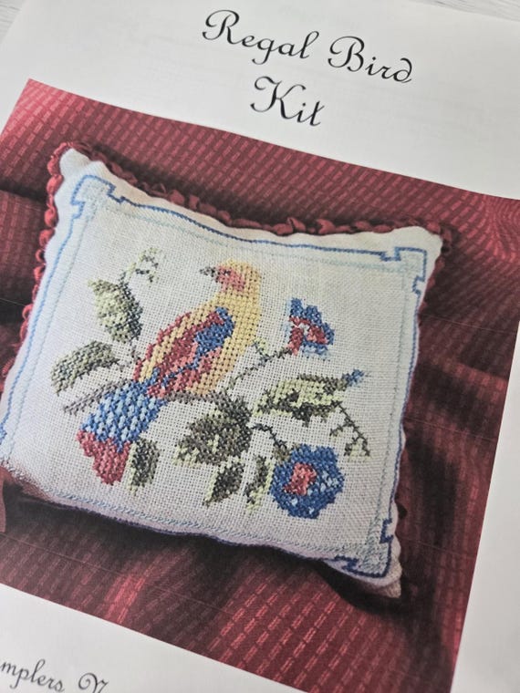 Regal Bird...Samplers Not forgotten...cross stitch kit