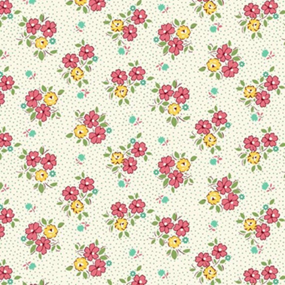 Aunt Grace...R351526D pink...floral...Judie Rothermel...Marcus Fabrics
