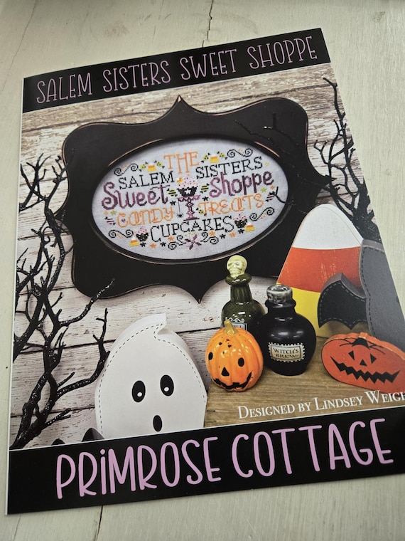Salem Sisters Sweet Shoppe...Lindsey Weight for Primrose Cottage Stitches...cross stitch chart