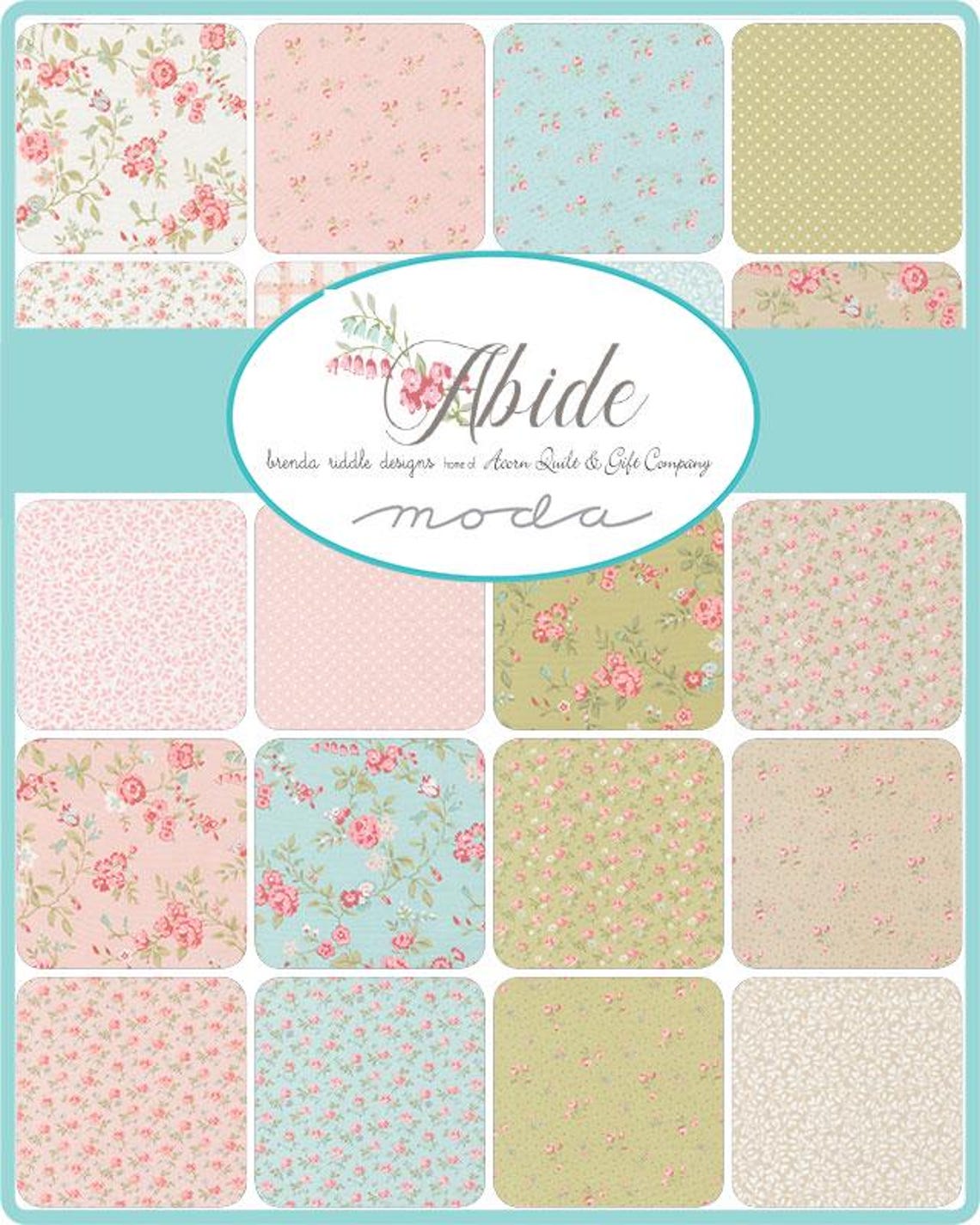 Abide...layer Cake...brenda Riddle of Acorn Quilt Company...moda ...