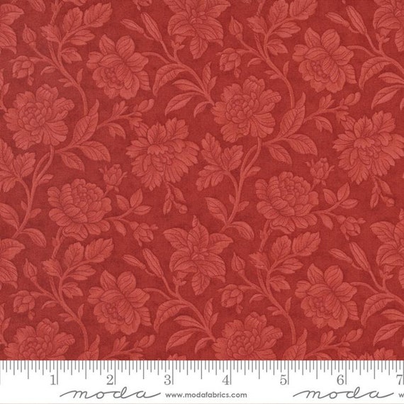 Rendezvous Crimson 44303 13 by 3 Sisters for Moda Fabrics