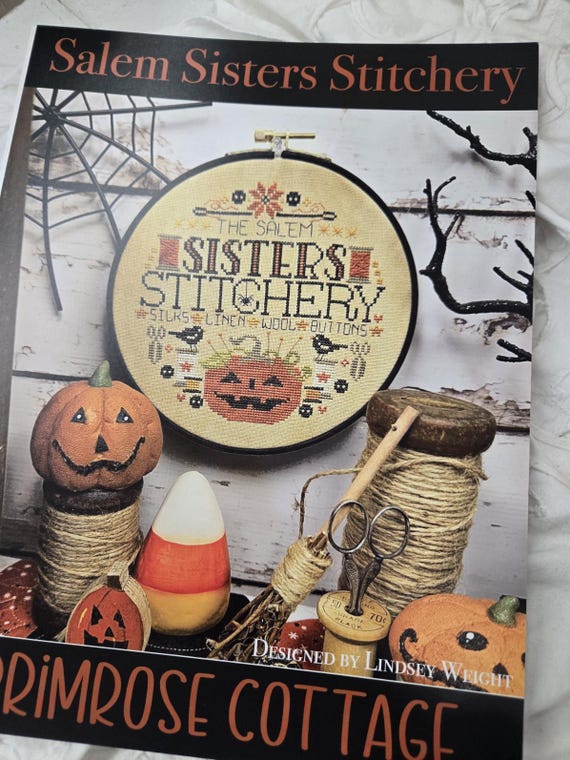 Salem Sisters Stitchery...Lindsey Weight for Primrose Cottage Stitches...cross stitch chart