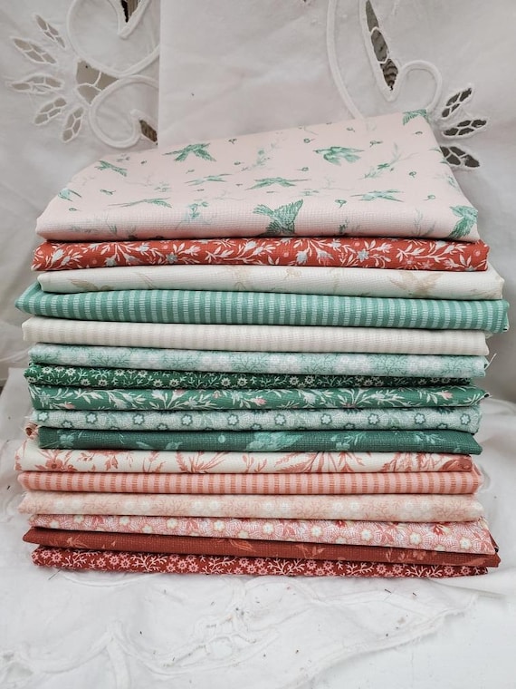 Birdsong...HALF yard bundle...Jera Brandvig/Quilting in the Rain...Maywood Studios...16 prints