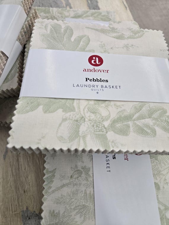 Pebbles...Single Scoop...Edyta Sitar...Laundry Basket Quilts...Andover...5 inch squares