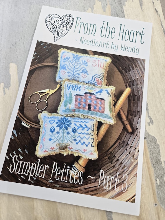 Sampler Petites~Part 3...From the Heart--NeedleArt by Wendy...cross stitch chart...Letters S-Z