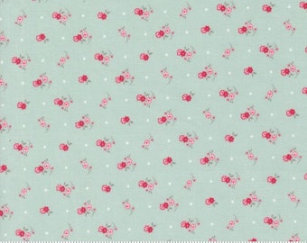 My Summer House Aqua 3045 13 designed by Bunny Hill Designs for Moda Fabrics