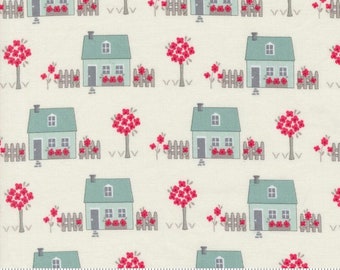 My Summer House Cream 3040 12 designed by Bunny Hill Designs for Moda Fabrics