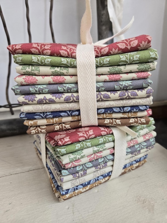 Mira...Fat 8th Bundle...Sanctuary Blender...a Tilda Collection...Tone Finnanger...10 prints