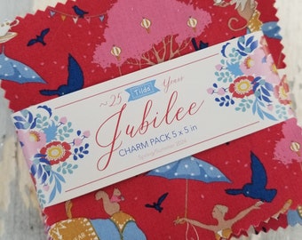Jubilee Charm Pack...a Tilda Collection designed by Tone Finnanger...40--5 inch squares