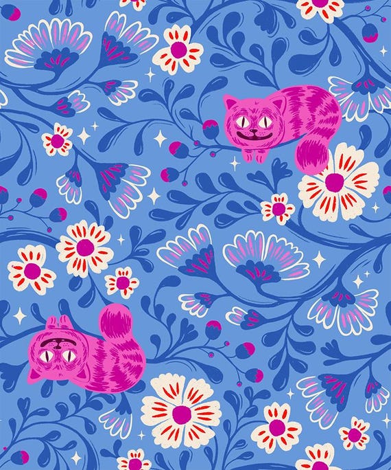 Hello Alice...RS 2123 13 Lindley Blue...Sarah Watts...Ruby Star Society/Moda Fabrics