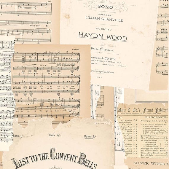 Rose & Violet's Bouquet de Fleur...C17295-parchment...designer Miss Rose Sister Violet...Riley Blake Designs