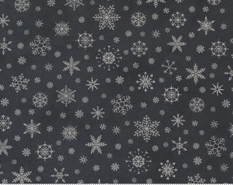 Poinsettia Plaza Ebony 44296 15 by 3 Sisters for Moda Fabrics