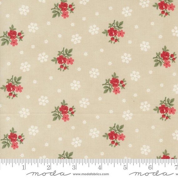 A Christmas Carol...Parchment 44355 12...3 Sisters...Moda Fabrics