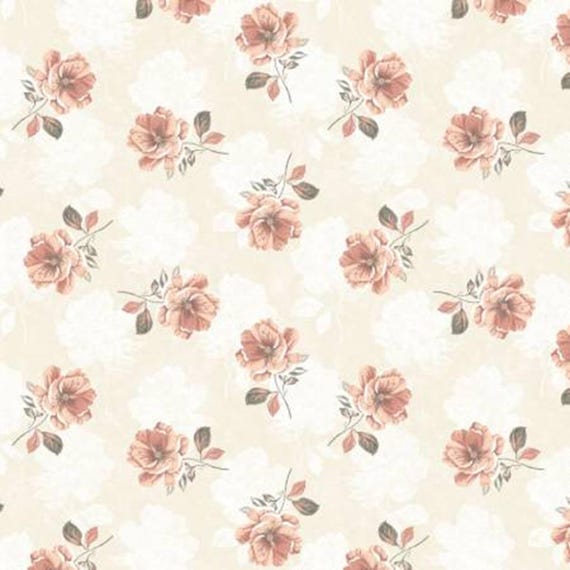 Rosalind Grey...50250201-01...Cream...Camellia Stems...Andrea Jasid Grassi...Camelot Fabrics