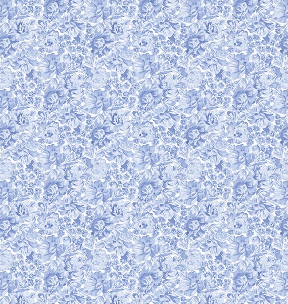 April's Garden...Occasion...Blue...16539B-55...April Cornell...Benartex