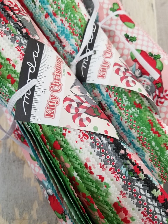 Kitty Christmas...Layer Cake...Urban Chiks...Moda Fabrics
