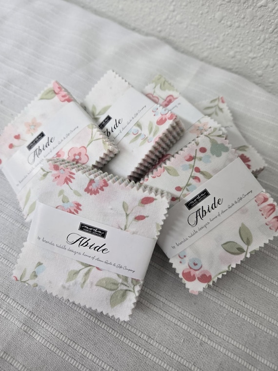 Abide...Mini Charm Pack...Brenda Riddle of Acorn Quilt Company...Moda Fabrics...42--2 1/2 inch squares