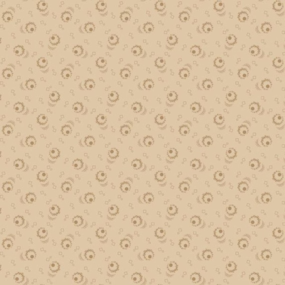 Old Village Greens...R171787D-TAN...turnabout...Pam Buda...Marcus Fabrics