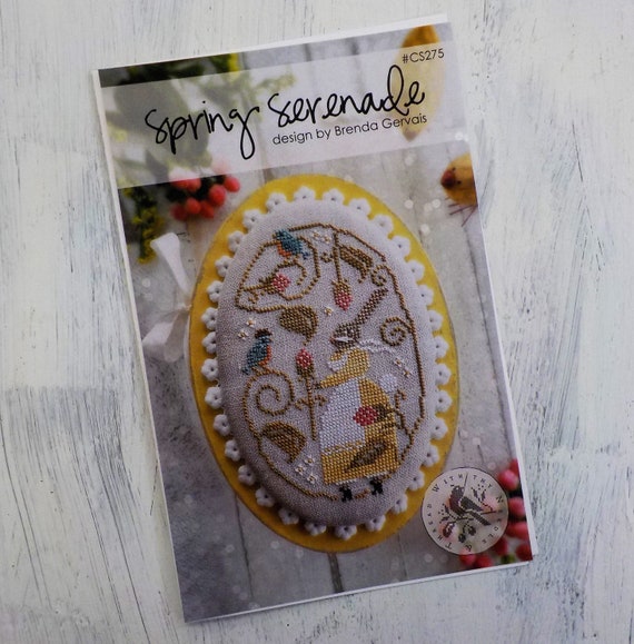 Spring Serenade by Brenda Gervais of With Thy Needle & Thread...cross-stitch design