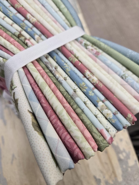 Just Rosy...HALF Yard Bundle...Smithsonian Collection...Marcus Fabrics