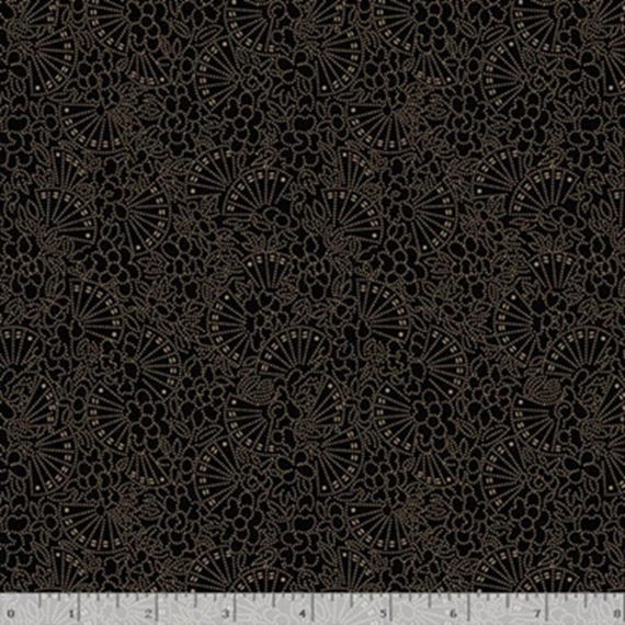 Elegant Estate...R331190D BLACK...Fan...Judie Rothermel...Marcus Fabrics