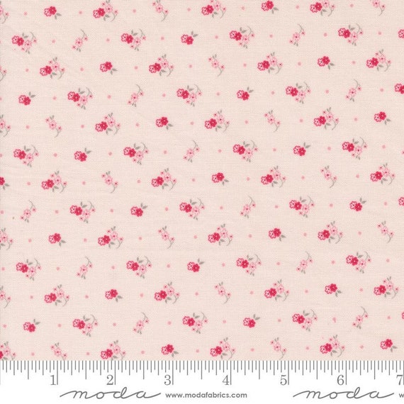 My Summer House Blush 3045 14 designed by Bunny Hill Designs for Moda Fabrics