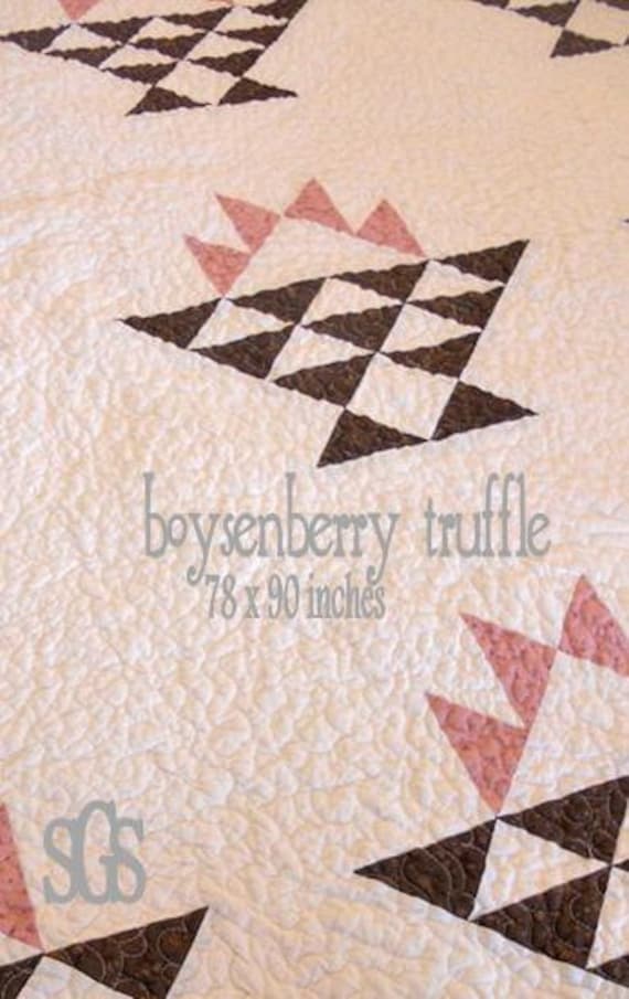 PDF boysenberry truffle pattern by Mickey Zimmer for Sweetwater Cotton Shoppe