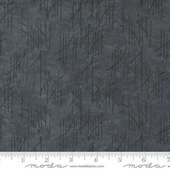 Silhouettes Charcoal 6932 14 by Holly Taylor for Moda Fabrics