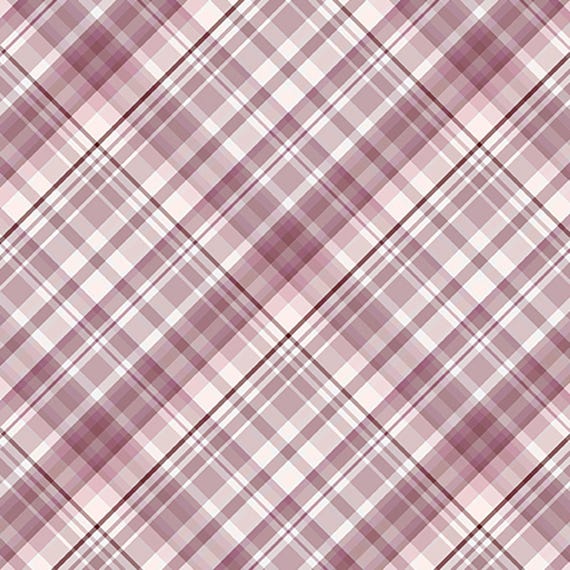 Sweet Meadow...15044-65...Garden Plaid...Mauve...Kanvas Studio...Benartex