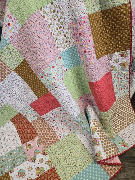 A Gingerbread Christmas Quilt KIT...designer Mickey Zimmer/Sweetwater Cotton Shoppe...DIY project